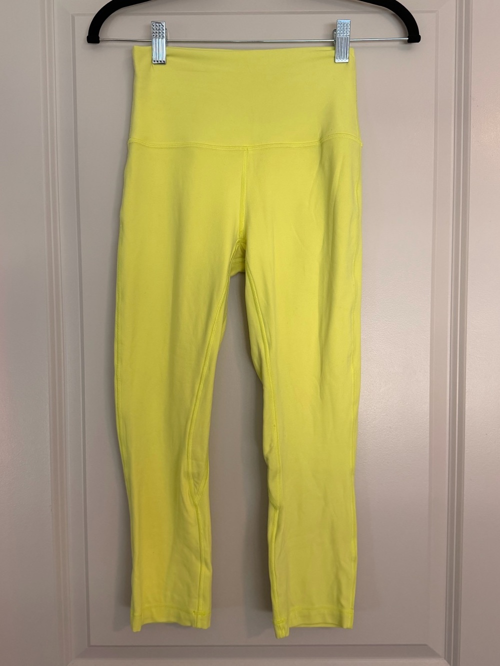 lululemon Neon Yellow High Rise Leggings Size 4